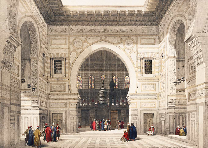 Interior of the mosque