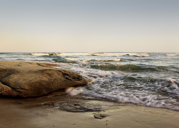 Rocks In The Waves