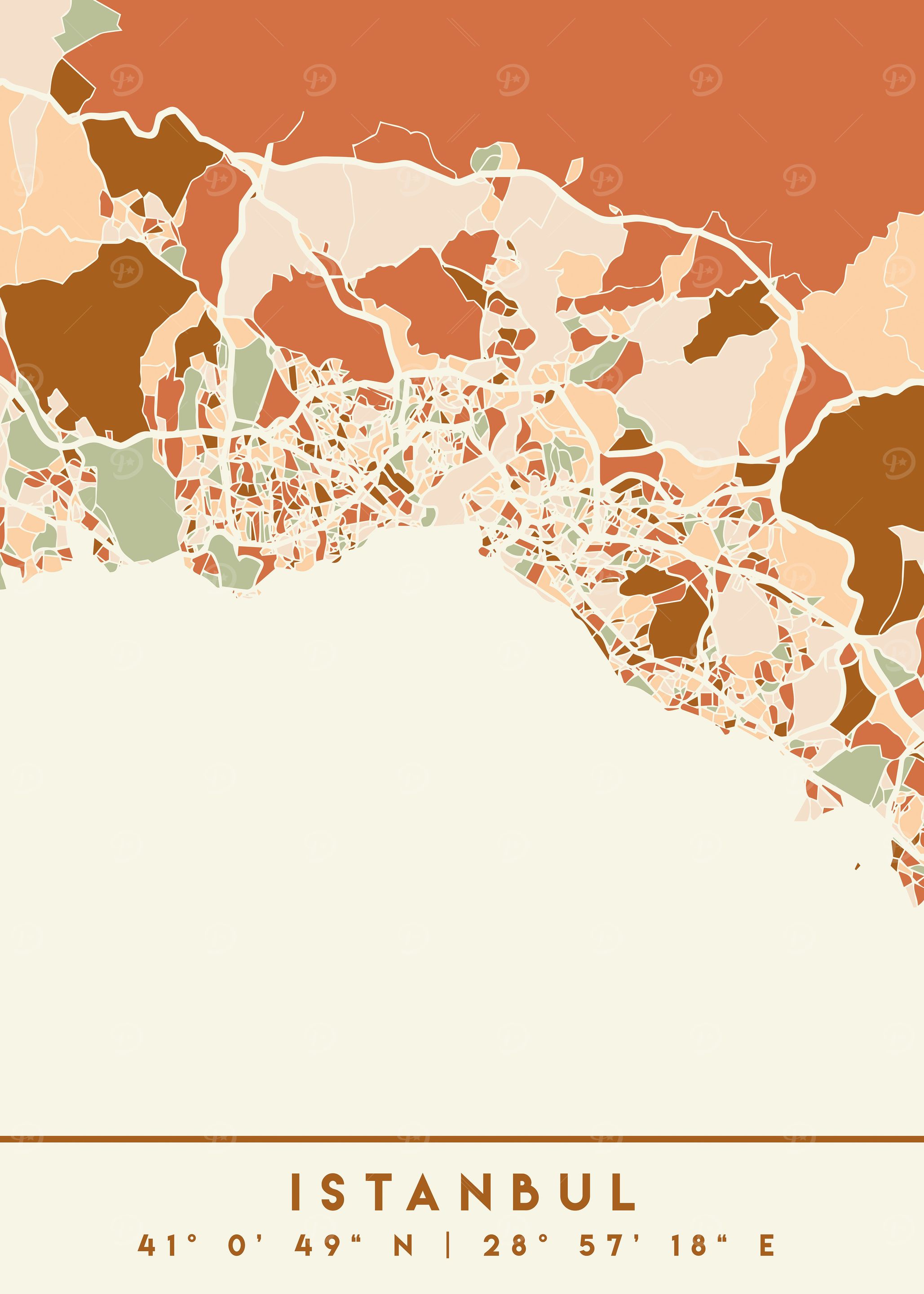 ISTANBUL TURKEY CITY MAP