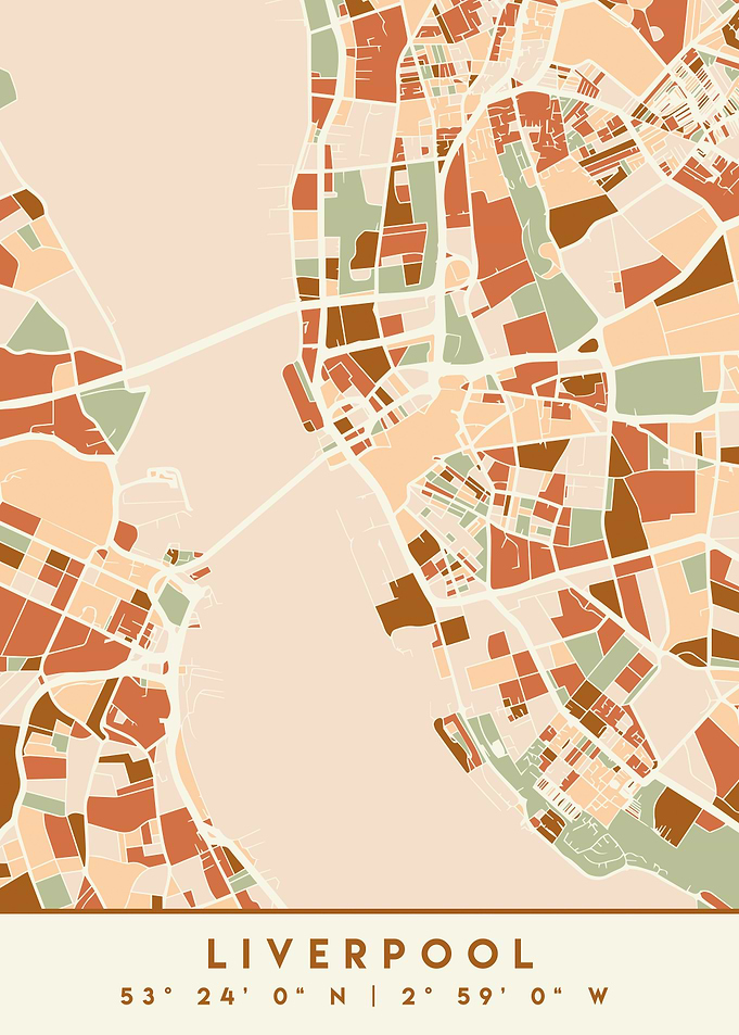 LIVERPOOL ENGLAND MAP