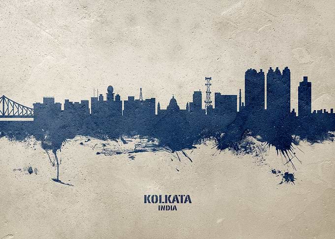Kolkata Skyline India