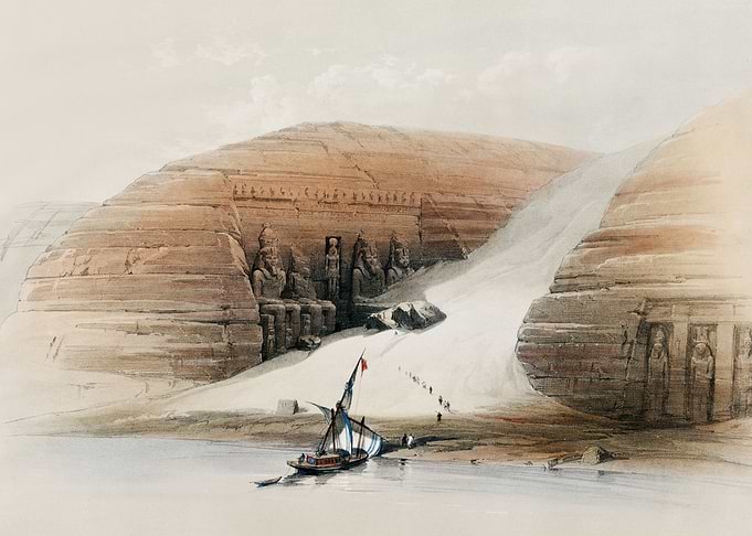 Excavated temples