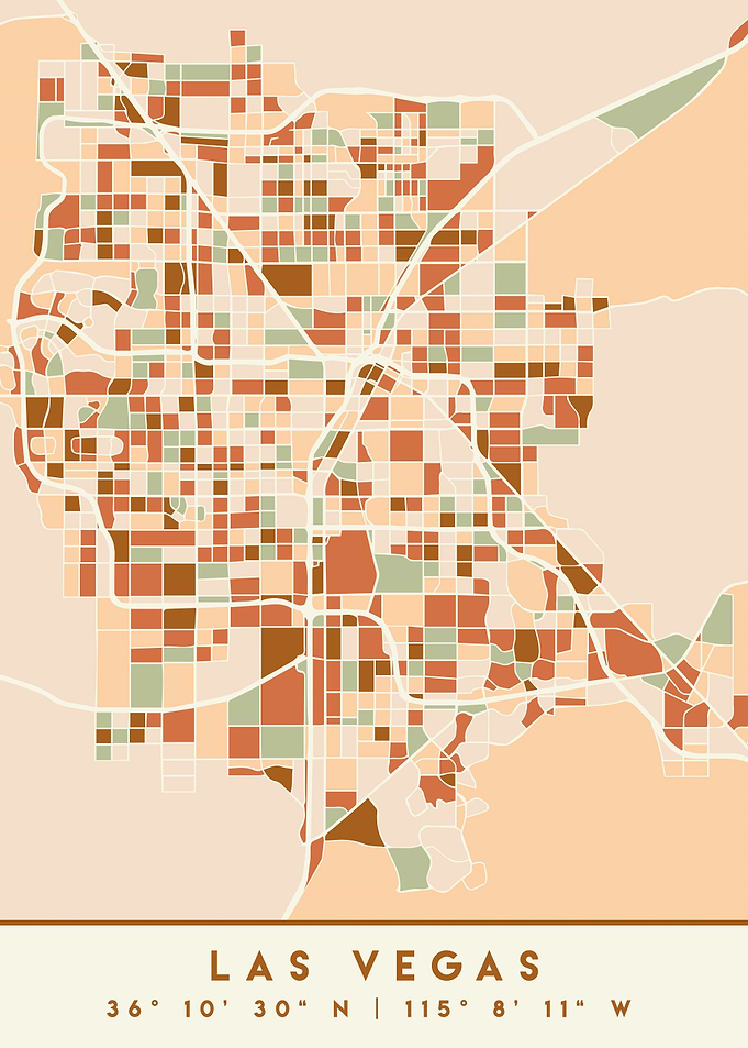 LAS VEGAS NEVADA CITY MAP