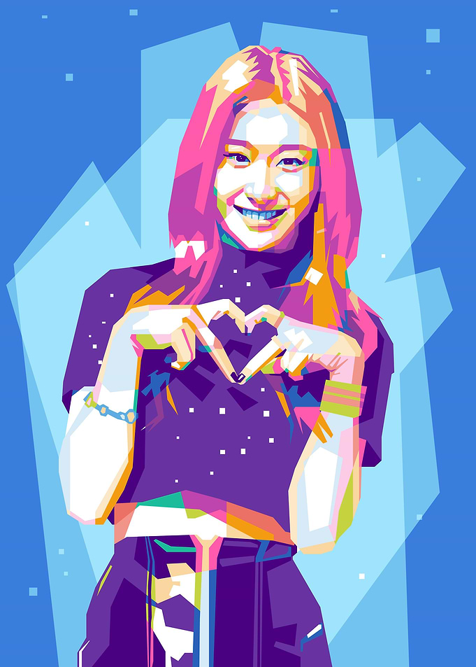 chaeryeong itzy pop art