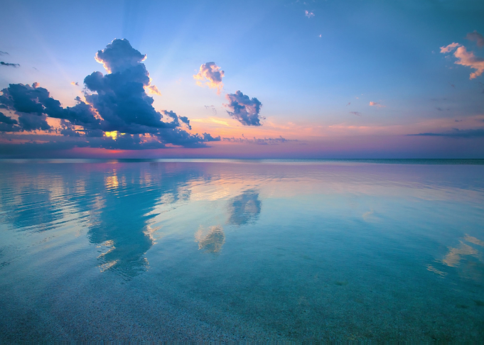 Beam Beauty Clouds Dawn Ev