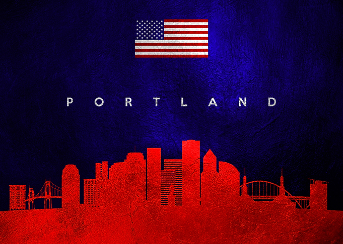 Portland Oregon Skyline