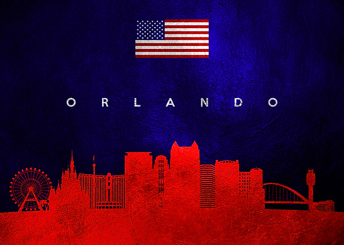 Orlando Florida Skyline