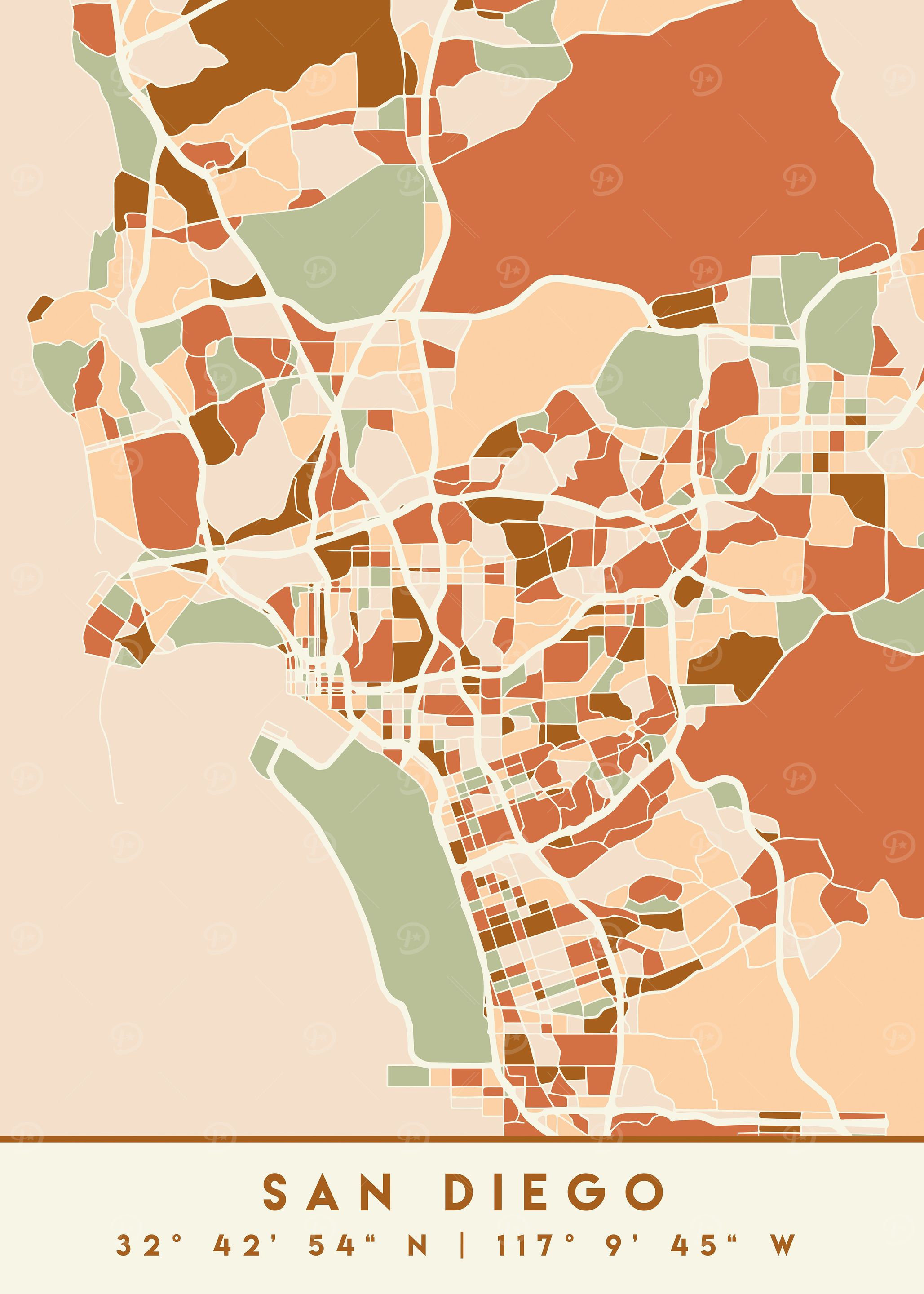 SAN DIEGO CALIFORNIA MAP