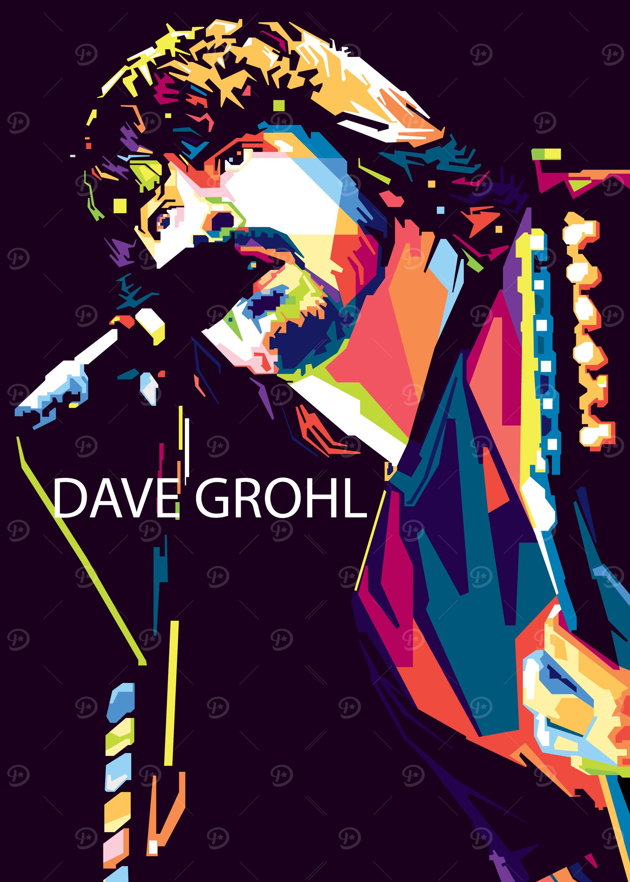 Dave Grohl in wpap disgn