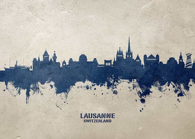 Lausanne Skyline