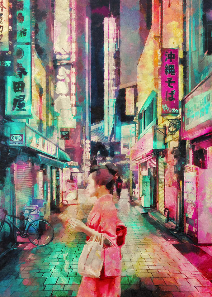 Streets in Japan