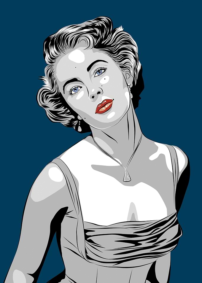 Elizabeth Taylor Portrait