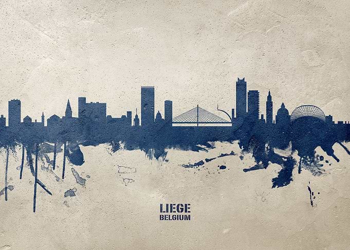 Liege Skyline Belgium