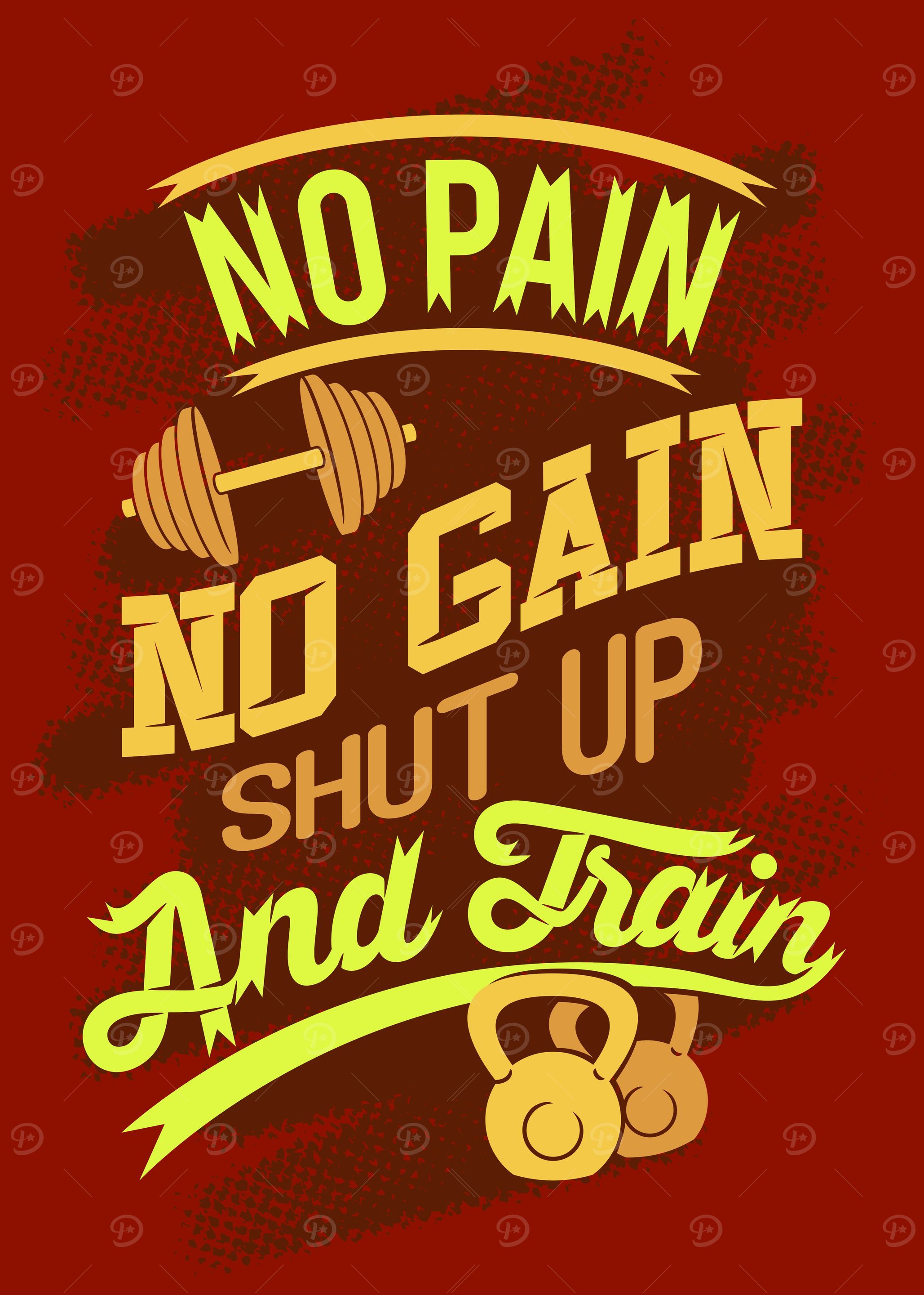 No pain no gain