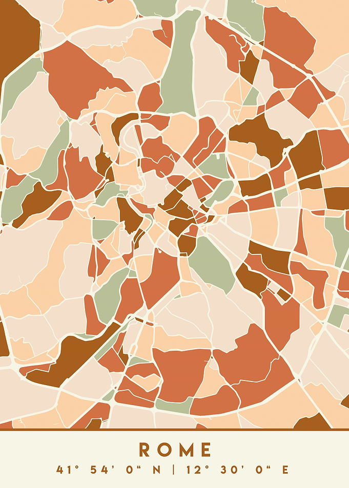 ROME ITALY CITY MAP