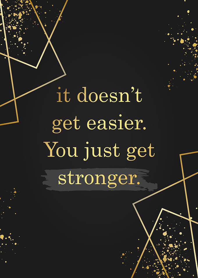 Text Art Gold Black Strong