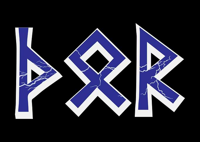 Thunder God Runes Nordic