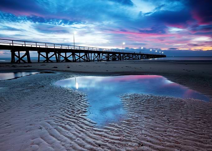 Beauty Sunset Beach Landsc