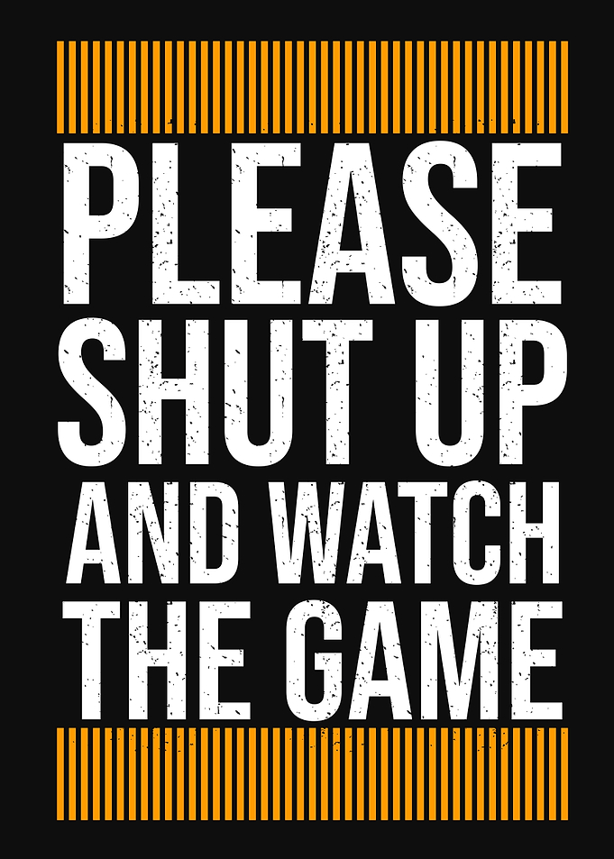 Please shut up