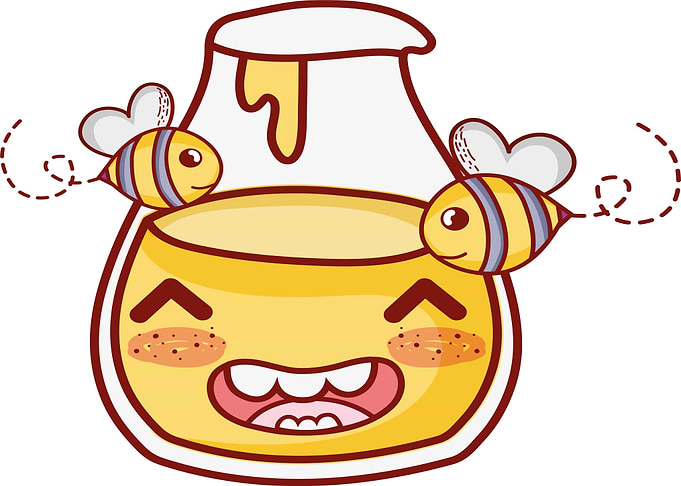 Yellow Honey Glass