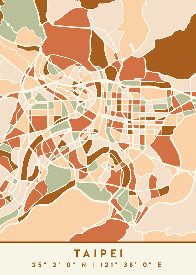TAIPEI TAIWAN CITY MAP
