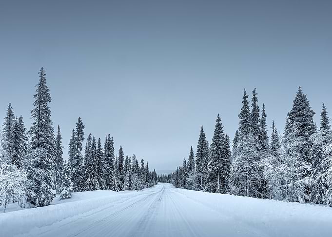 Icy road