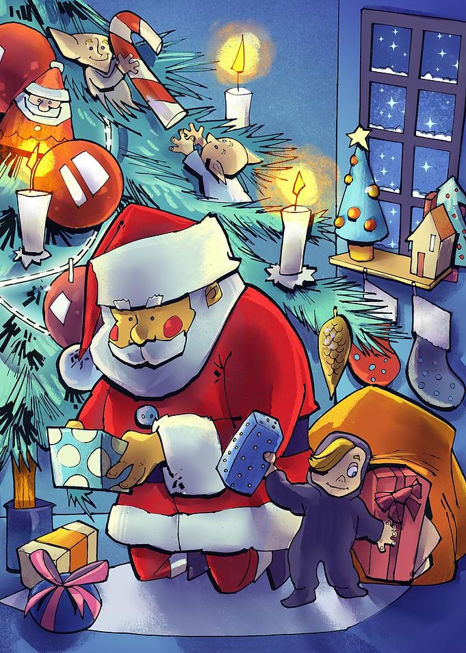Christmas Presents Santa