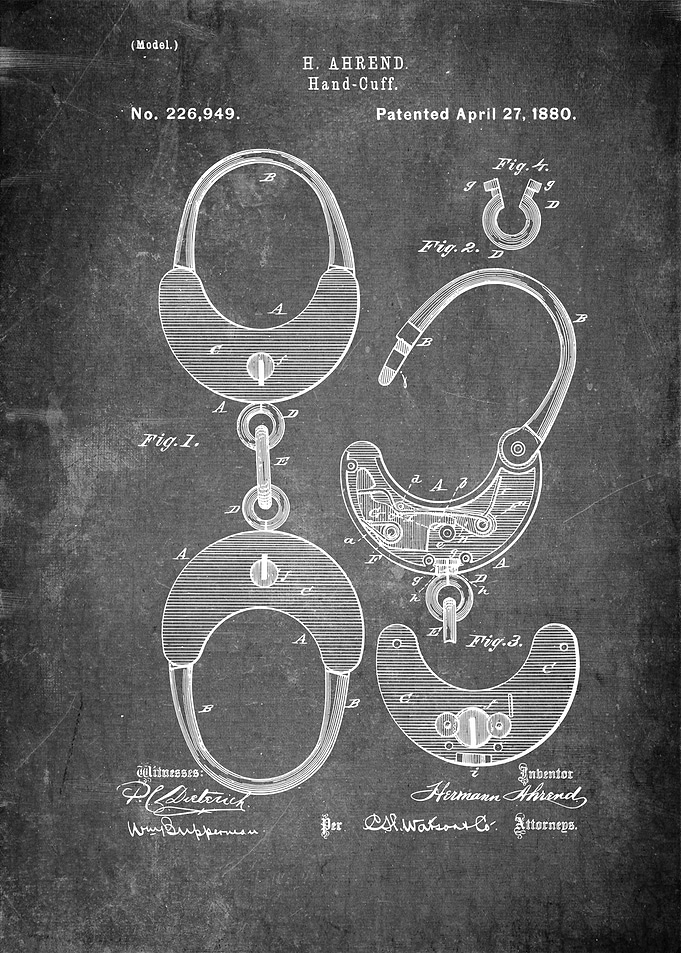 Handcuffs Patent