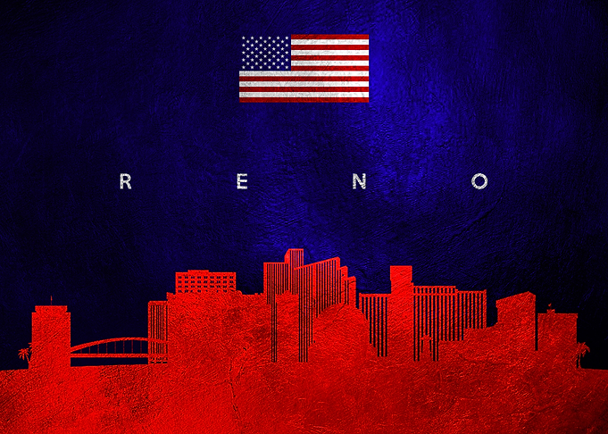 Reno Nevada Skyline