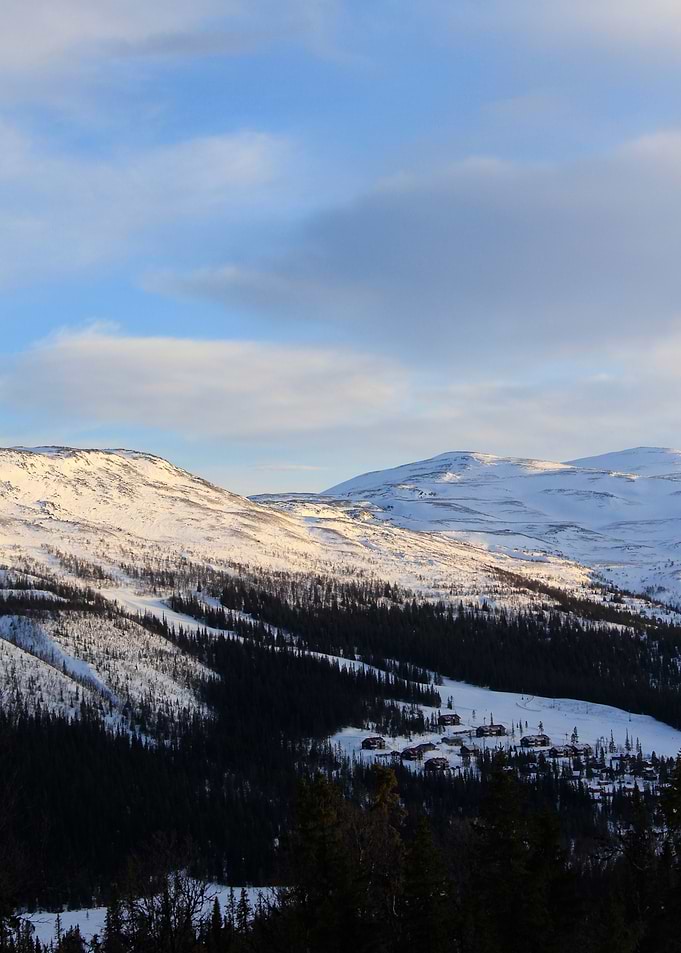 Sunset mountain
