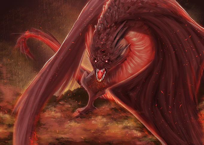 The fire dragon