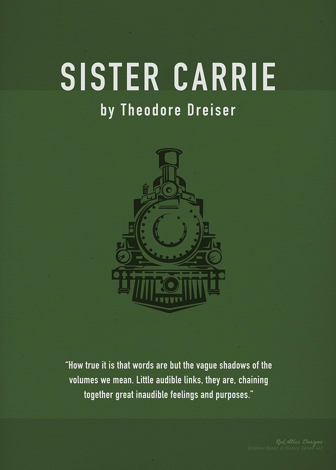 Sister Carrie Book Art