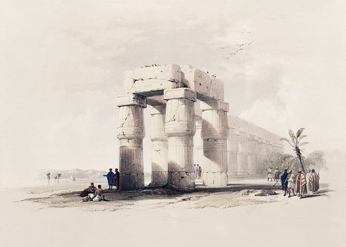 Luxor in upper of Egypt