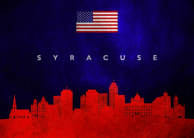 Syracuse New York Skyline