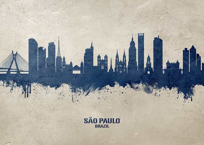 Sao Paulo Skyline Brazil