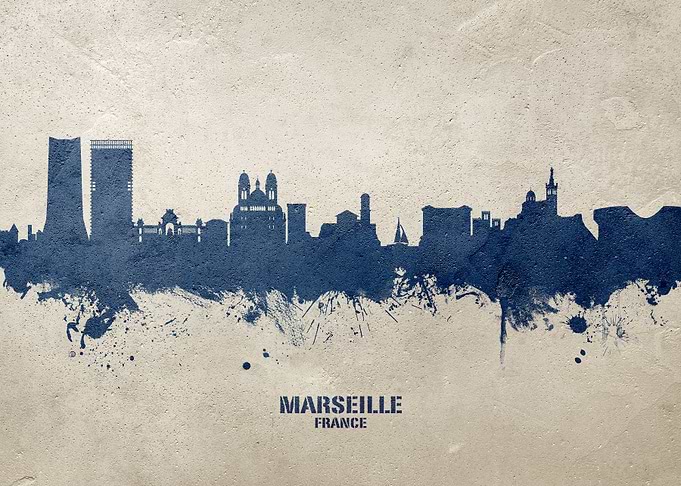 Marseille Skyline France