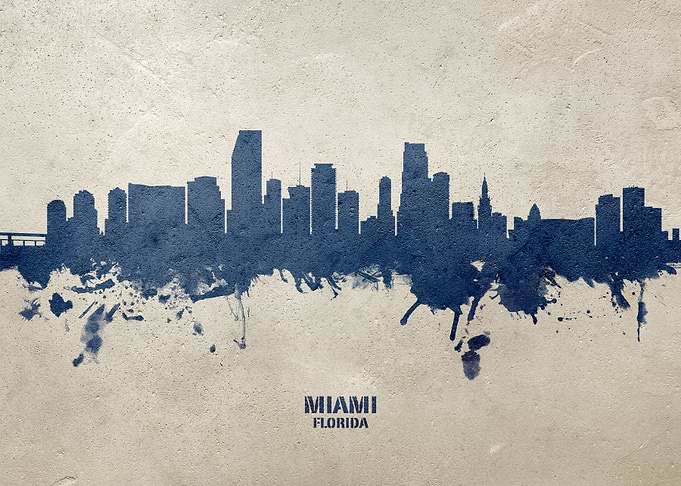 Miami Skyline Florida