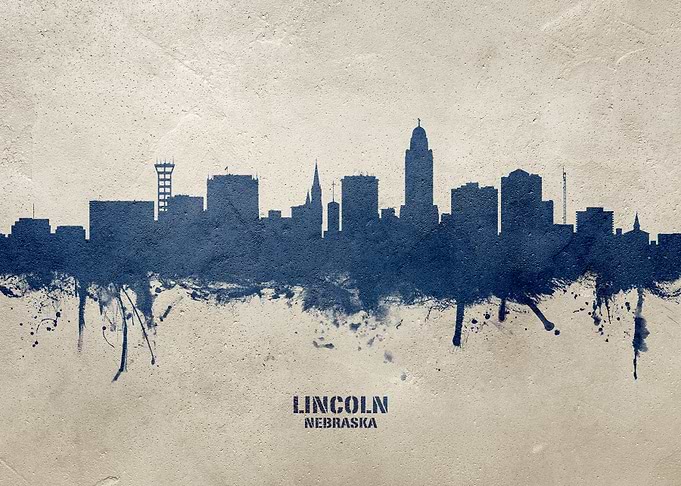 Lincoln Skyline Nebraska
