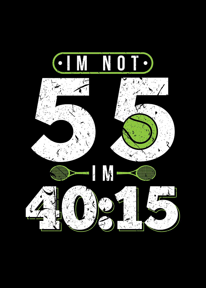 55th Birthday Gift Tennis