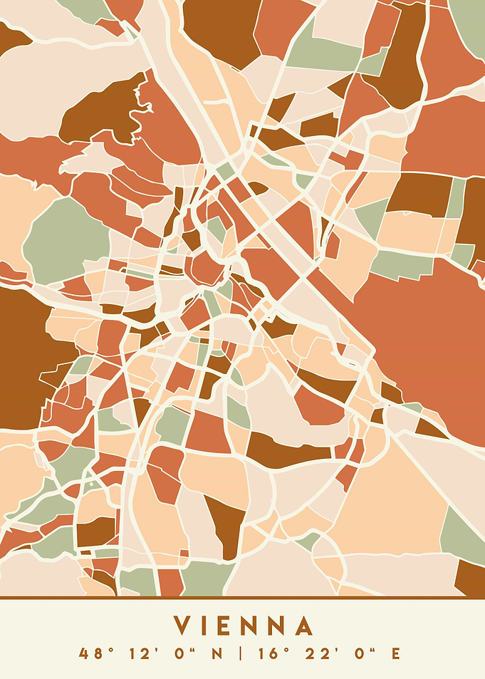 VIENNA AUSTRIA CITY MAP