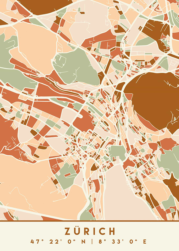 ZURICH SWITZERLAND MAP