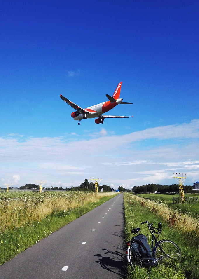 Amsterdam Schipol cycling