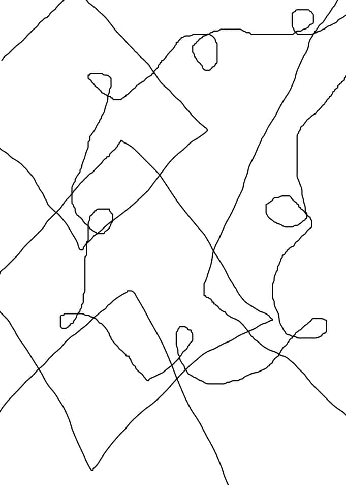 stroke of abstract line