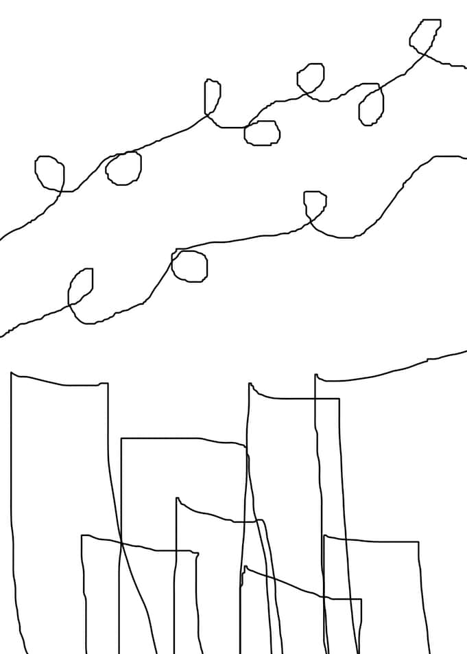 stroke of abstract line