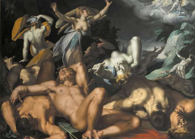 Apollo and Diana Punishing
