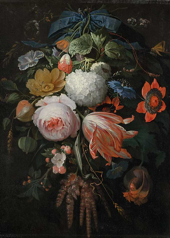 Abraham Mignon~A Hanging B