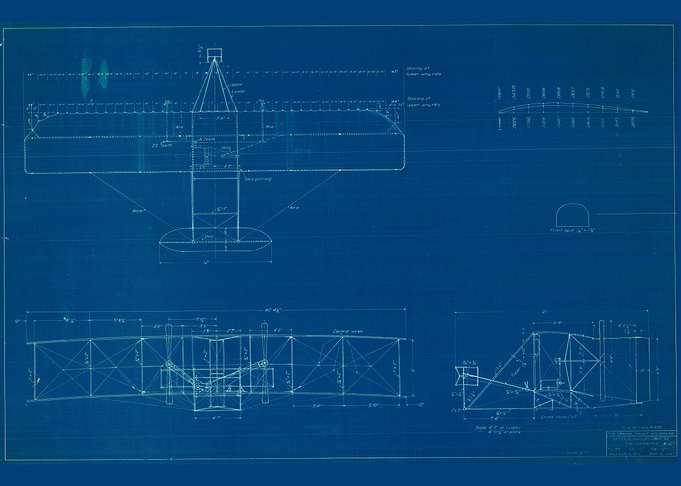 Wright Brothers Blueprint