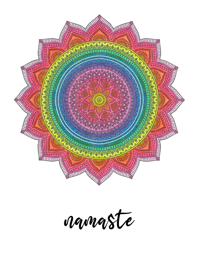 Mandala 2 namaste