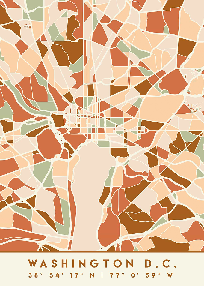 WASHINGTON DC CITY MAP
