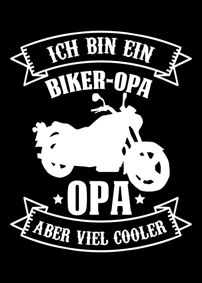 Lustiges Ich bin ein Biker